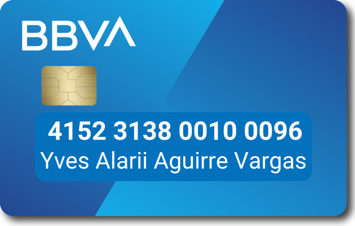 Tarjeta BBVA BANCOMER